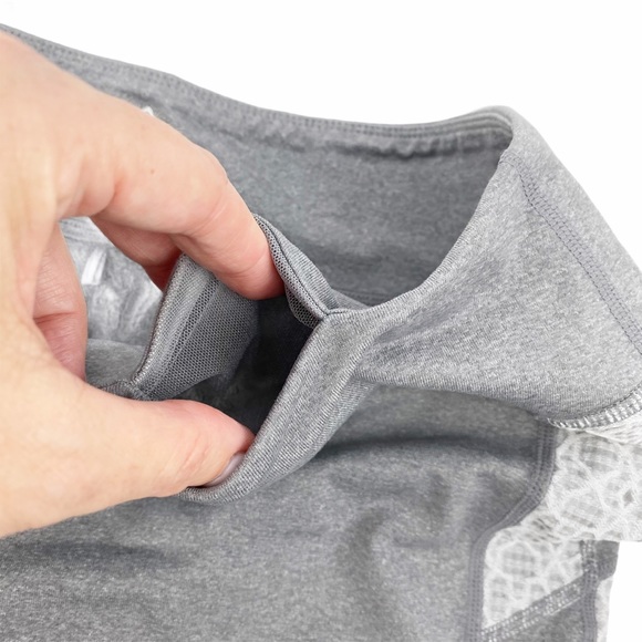 Prana Grey Athletic Shorts Lace Large - Picture 7 of 7